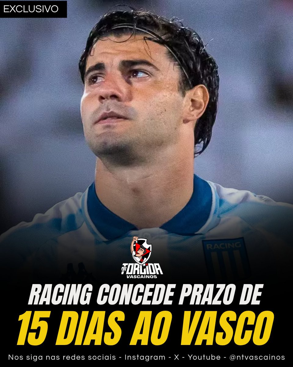 leolacerdantv's tweet photo. 🚨EXCLUSIVO – Bastidores da reunião por Santiago Sosa!

Após mais uma rodada de reuniões em Buenos Aires entre representantes do Vasco, Racing e do estafe de Santiago Sosa, as partes avançaram na construção de um acordo pela transferência do volante para o Cruz-Maltino.

Segundo apuramos, o negócio está sendo encaminhado por US$ 8 milhões. O Vasco busca viabilizar o valor da entrada, podendo desembolsar entre US$ 3 milhões e US$ 4 milhões, e o restante dos valores parcelados, atendendo à principal exigência do Racing, que é um valor maior na entrada para destravar a negociação.

Outro ponto importante é que o Racing aceitou conceder ao Vasco um prazo de até 15 dias para efetuar o pagamento da entrada. O pedido partiu do clube carioca, que trabalha com a expectativa de ter um fluxo de caixa mais equilibrado ao longo do mês de agosto, período em que a diretoria vascaína espera receber importantes entradas de capital. Esses recursos podem reforçar o caixa e, consequentemente, ampliar a capacidade de investimento do Vasco nesta janela de transferências.

Vale ressaltar que a entrada pode ser efetuada a qualquer momento dentro do prazo de 15 dias. Outro ponto importante é que tudo seja cumprido dentro do período acordado para não colocar a negociação em risco.

Neste momento, o Vasco da Gama aparece à frente na disputa por Santiago Sosa. No entanto, a grande repercussão da negociação também despertou o interesse de outros clubes. Um deles é o Cruzeiro, que acompanha atentamente o desfecho das tratativas e vê o volante com bons olhos para reforçar seu elenco.

Vale a observação de que Vasco e Racing vão continuar conversando, e alguns pontos podem ser mudados. No entanto, o cruzmaltino ganhou 15 dias para buscar os recursos e não perder o negócio.

Apuração: @Leo_lacerda74