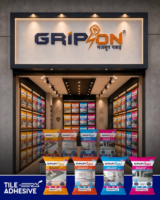 GriponBharat's tweet photo. GripON Tile Adhesive Range
#TileAdhesive #construction #majbootpakad https://t.co/y0hfzfDTqj