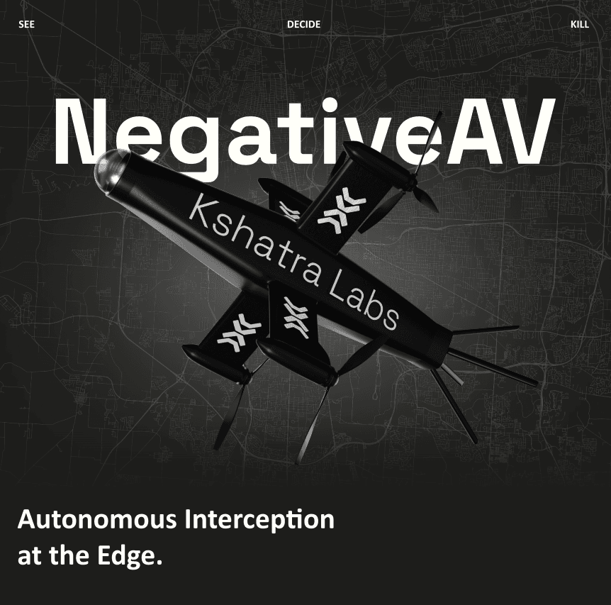 KshatraLabs's tweet photo. 𝙃𝘼𝙒𝙆: Autonomous &amp; high-speed Interception at the Edge. 📡

For decades, air defense was designed for a world where threats were few, expensive, and visible.

That world is gone.

Introducing Kshatra Lab's HAWK. 

Built in India. Defending what matters. 🇮🇳

1/9 https://t.co/DHQH5Mcjk9
