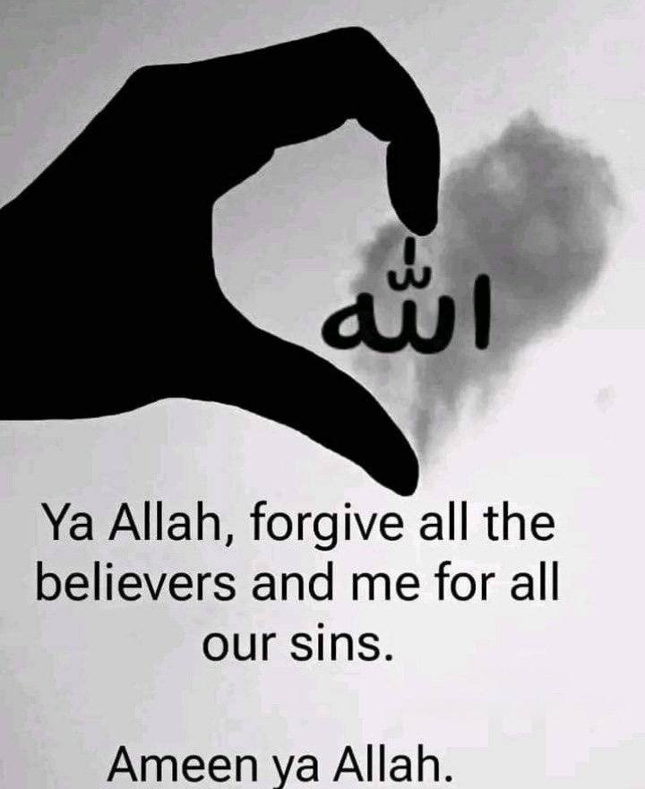 Olu_las's tweet photo. Ya Allah, forgive all the believers and me for all our sins. 
Ameen Ya Allah.  🤲 https://t.co/U5kTDOvAGA