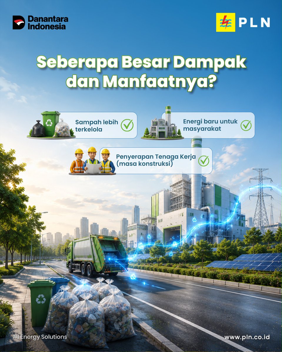 electrizen_JMB's tweet photo. Sampah menjadi Energi. Sampah bukan lagi sekadar limbah, tetapi dapat menjadi sumber energi bagi masa depan. 🍃💡

#PLNUntukSemua #PLNUntukIndonesia https://t.co/rVl66Of8zc