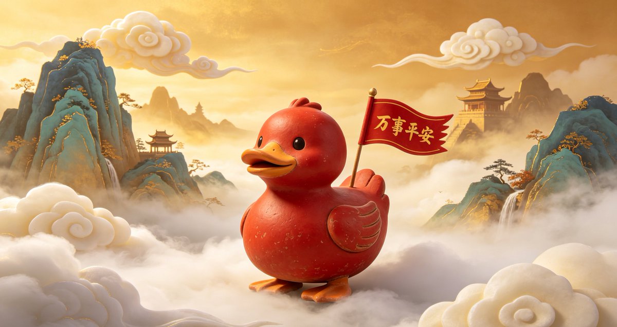 justmeme_four's tweet photo. 红土在，八仙在！
红土鸭：万事币安，万事平安！ https://t.co/nZDUvyyAJk