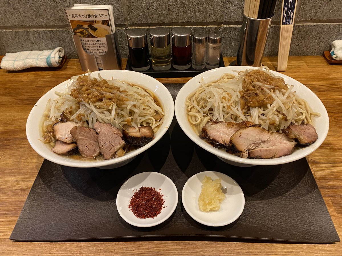 hitomishiripien's tweet photo. 麺処青野
・非乳化二郎系らぁめん
・大盛×2
…色々ありがとうございました!
…delicious!! https://t.co/rB0KSeFsXR
