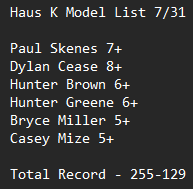 HausOfPicks's tweet photo. Haus K Model List 7/31

Freaky Friday https://t.co/htw6X1JACG