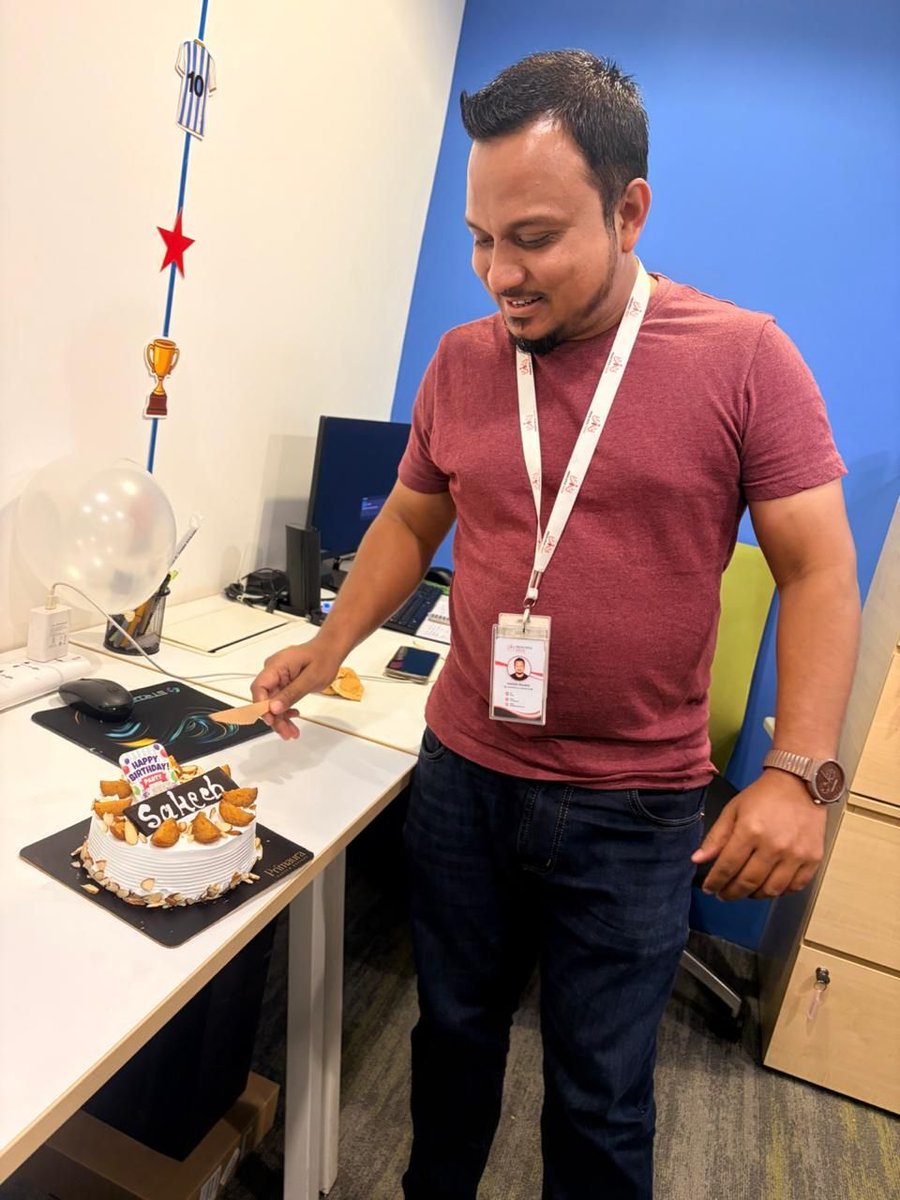 PridePrinciple's tweet photo. 🎉 Celebrating the moments that bring our team closer!

Sharing highlights from Sakeeb's birthday celebration at Principle Pride. We wish him happiness, good health, and continued success in the year ahead.

Happy Belated Birthday, Sakeeb! 🎂

#PrinciplePride #EmployeeEngagement https://t.co/qAhcKfLc7e