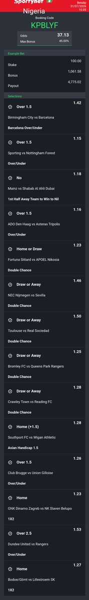 betloaded's tweet photo. 🔥 Today's Football Picks ⚽

🎯 37 Odds: KPBLYF

💥 1,000 Odds: UZ3C1Q

🚀 27,000 Odds: Q38YF2

🍀 Good luck! https://t.co/GxQBPiS70p