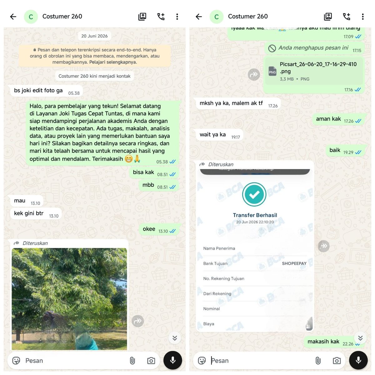 rhouviesv's tweet photo. Lagi Bingung nih Soal Tugas-tugas yang menumpuk? Lagi Mumet? Disini solusinya
JOKI TUGAS SMP/SMA/MAHASISWA PTN PTS PTK
➖Makalah
➖UJIAN
➖Paper
➖Essay
➖PPT 
DLL
Fast Respon Hubungi https://t.co/koImRc9U8U
𝗕𝗮𝘆𝗮𝗿 𝗕𝗲𝗹𝗮𝗸𝗮𝗻𝗴𝗮𝗻
#jokitugasmurah #jokitugas #zonauang https://t.co/NxTLWcsnY9