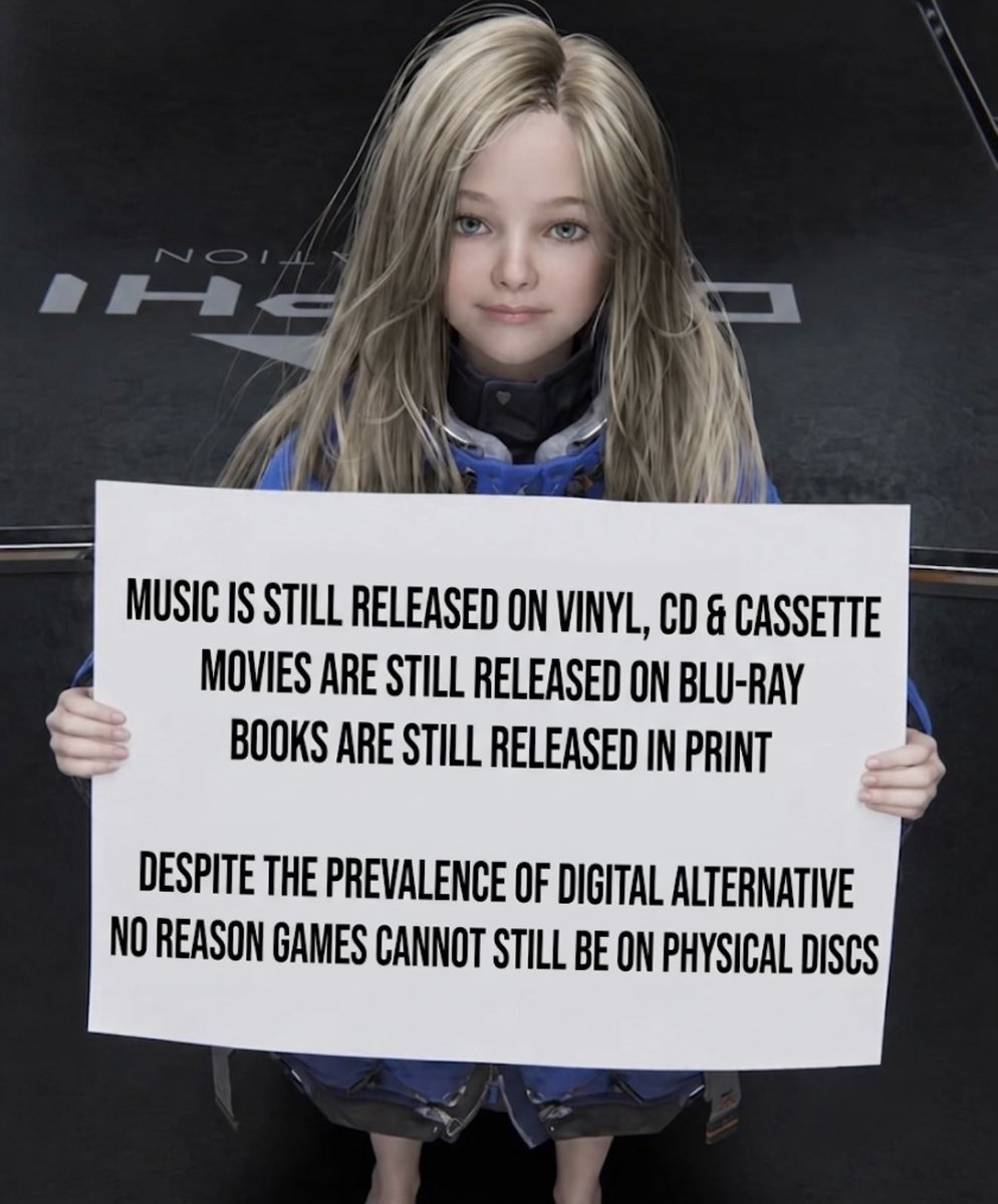 RinoTheBouncer's tweet photo. There’s no amount of lies Sony can tell that can change this reality🚀

NO DISC 💿 NO BUY https://t.co/nUlac2MN39