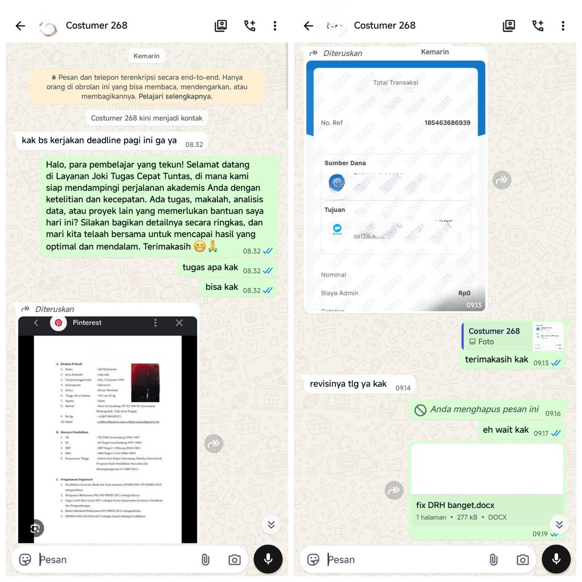 rhouviesv's tweet photo. Lagi Bingung nih Soal Tugas-tugas yang menumpuk? Lagi Mumet? Disini solusinya
JOKI TUGAS SMP/SMA/MAHASISWA PTN PTS PTK
➖Makalah
➖UJIAN
➖Paper
➖Essay
➖PPT 
DLL
Fast Respon Hubungi https://t.co/koImRc9U8U
𝗕𝗮𝘆𝗮𝗿 𝗕𝗲𝗹𝗮𝗸𝗮𝗻𝗴𝗮𝗻
#jokitugasmurah #jokitugas #zonauang https://t.co/Xx3xsmplmy