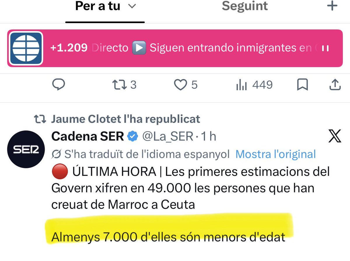 Comptesclares's tweet photo. Només perquè tinguem constància de què va l’assumpte: els darrers contractes analitzats s’han licitat a 147 euros x dia x MENA. Això, en un any, son 375 milions d’euros. Òbviament no tots vindran a Catalunya, comptem al voltant del 40%. 150 milions. En un sol dia, el 0,3% del pressupost anual de la Generalitat. Què obviament financem nosaltres. Res del que passa és neutre.