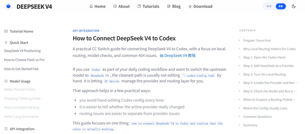 ErwinWu000's tweet photo. The DeepSeek V4 Flash is now directly compatible with Codex! 

You can keep using Codex's interface, tools, and workflows, but swap out the "brain" for DeepSeek. 
For every million tokens in the V4 Flash:
- Input: $0.14
- Output: $0.28

Let's say you consume 5 million input tokens and 500,000 output tokens in a day. Assuming all cache misses, I only need to pay about $1 .

If a project goes on for three days, using DeepSeek might cost less than $3, whereas other models could set you back a couple of hundred.

Before, I would worry about it repeatedly reading files, correcting errors, and wasting tokens. Now, all I want to say is:

Go ahead boy, burn my money however you like.

By the way, the V4 Pro is expected to support Codex by early August as well.