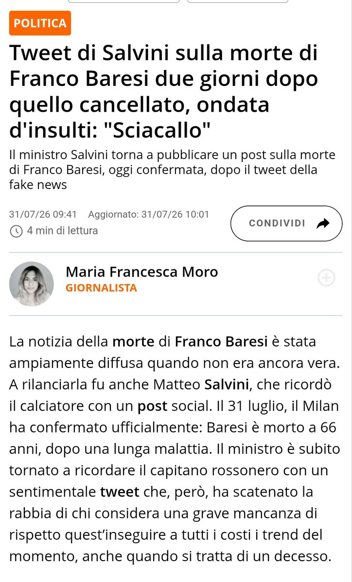 ilgallico50Ac's tweet photo. Matteo Savini è l'unico pirla al mondo che è riuscito a fare le condoglianze due volte in due giorni diversi a una persona defunta una volta sola.
#Salvini #Leggenda https://t.co/mFsgX7zrbd