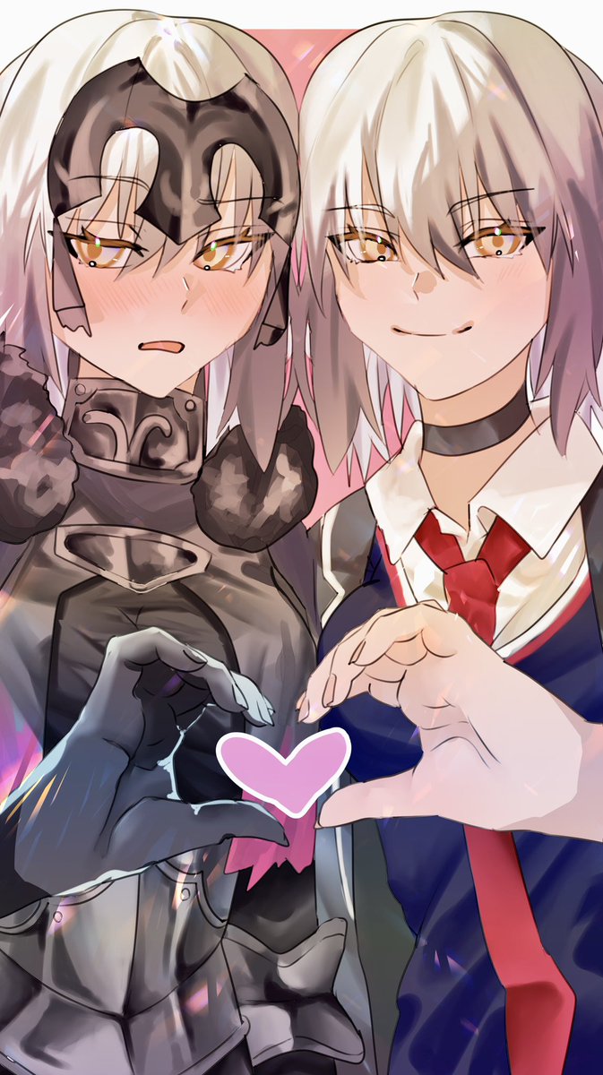 umeshu_kan's tweet photo. ジャンヌ・オルタと折田さん
微妙な性格の差
 #FGO https://t.co/ZIoniGDZhE