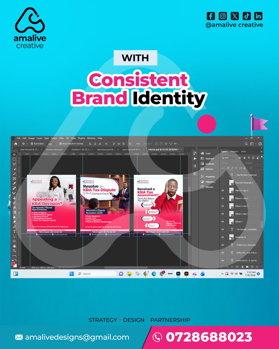 AmaliveDesigns's tweet photo. At Amalive Creative, we design purpose-driven social media content that reflects your brand, captures attention, and inspires action. Ready to stand out from the competition?
Send us a DM or give us a call today📷
#amalivecreative #amalivedesigns https://t.co/G7c1yjkZfX