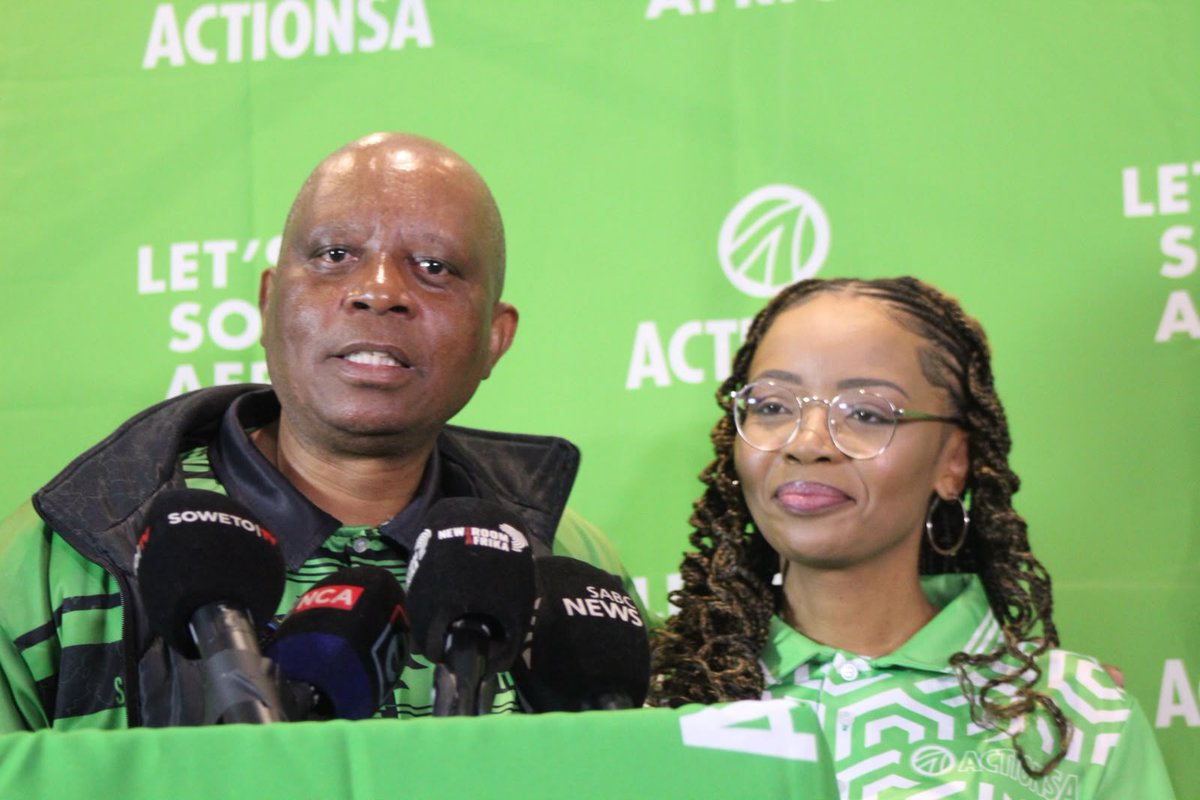 Action4SA's tweet photo. Welcome to ActionSA, @AyandaAllie. 

🛠️💚 https://t.co/BDG747CpfP