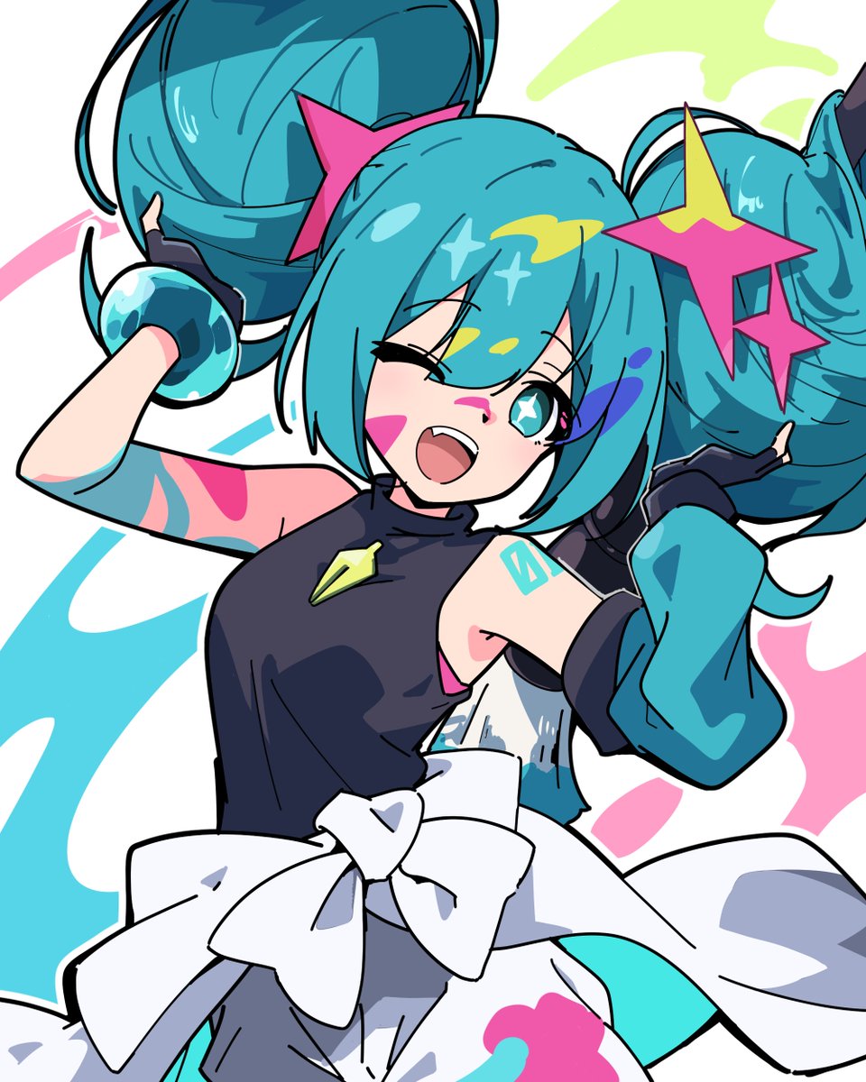 oe_ichigo's tweet photo. ペイントガール https://t.co/wZMlwrnqXM