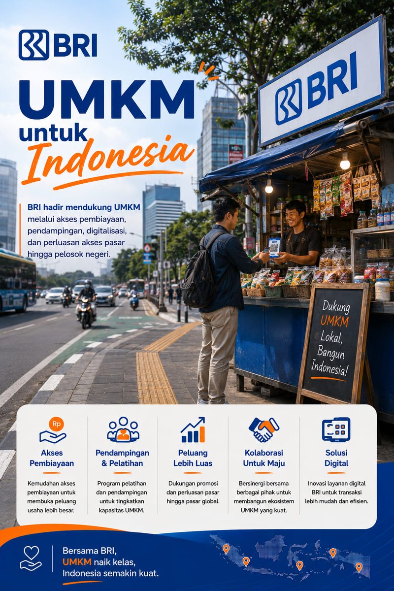 kerepwin's tweet photo. BRI memberikan bimbingan kepada para pelaku UMKM agar lebih melek dalam dunia digital, yg mana di era sekarang internet merupakan inti kehidupan. Dengan membeli Produk Lokal Indonesia kalian menjadi bagian dalam #DukungUMKM https://t.co/iJgKpCfRHW