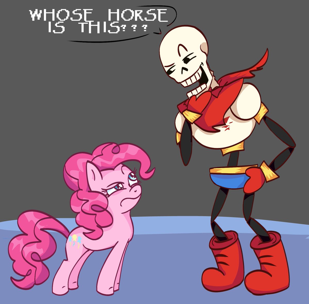 MapleSpecs's tweet photo. Here’s my cool new crossover pitch
#mlp #undetale https://t.co/776tsxzt28