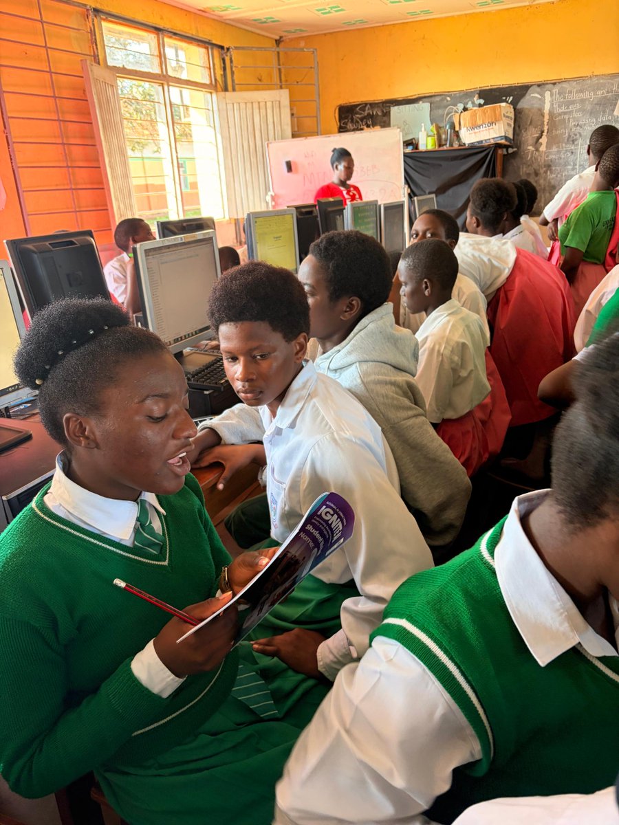 refactory_acad's tweet photo. The value of the #IgniteAI program is not just to teach learners about #AI.

It is to ignite a mindset of problem-solving. AI is a tool, a means to an end. 

This program has positioned learners to create solutions that matter for Uganda: in ecotourism, conservation, agriculture, natural resource management, and rural entrepreneurship.

This brings the program full circle, helping learners think about ways they can solve real challenges in their communities.

#Skills4TheAIEra #RefactoryAcademy #IgniteAI
@OticGroup  
@ASIST_Uganda  
@UNDPUganda