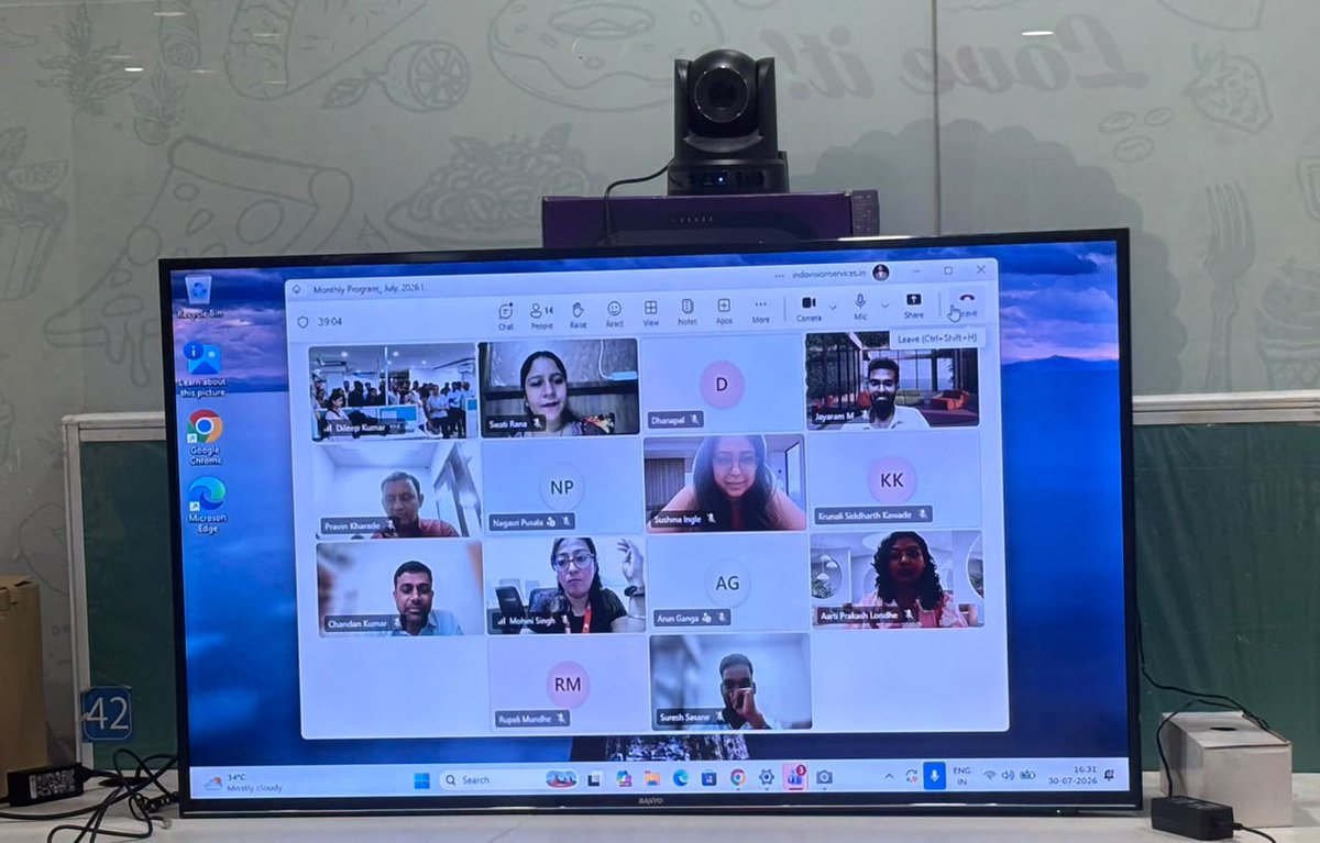 Indovision_S's tweet photo. 🎉 Ending the July’ 2026 with gratitude, teamwork, and celebration!

Our month-end celebration brought everyone together to recognize achievements, celebrate birthdays, and strengthen the bonds that make #TeamIndovision special.

#MonthEndCelebration #WorkplaceCulture https://t.co/k7RzNUQLwb