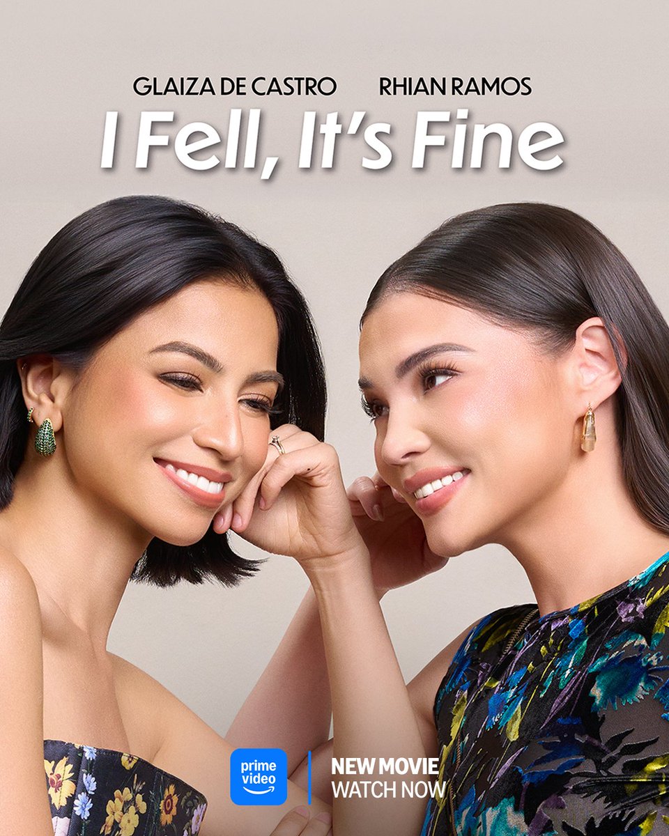 primevideoph's tweet photo. Letting yourself fall can bring the best romance to life. 

Don't miss #RhianRamos and #GlaizaDeCastro in #IFellItsFine, now streaming on Prime Video! https://t.co/OpbD08bjwW