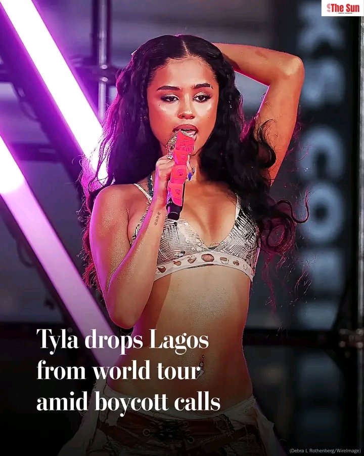 AndrewOkere's tweet photo. South African singer Tyla removed Lagos from her A*POP World Tour schedule following calls for a boycott due to xenophobic attacks on Nigerians in South Africa.

The updated itinerary retains dates in Europe, North America, and South Africa but excludes Nigeria. https://t.co/NF2ihHCJ8V