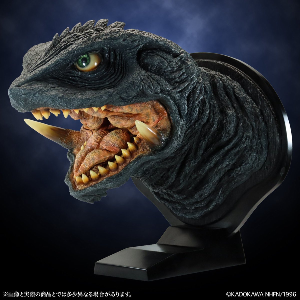 ccp_official_jp's tweet photo. 【受注開始】

「幻の究極造形 CCPJAPAN×大鷹工房 ガメラ(1996)ヘッドモデル」

CCPJAPAN直販サイト限定にて受注開始‼︎🔥

※上限数に達し次第、予告なく受注を終了する場合がございます。

販売サイトはこちら↓
https://t.co/sUvv2tc0mu

渾身のヘッドモデルを、どうぞご堪能ください。
#ガメラ #GAMERA  #CCPJAPAN