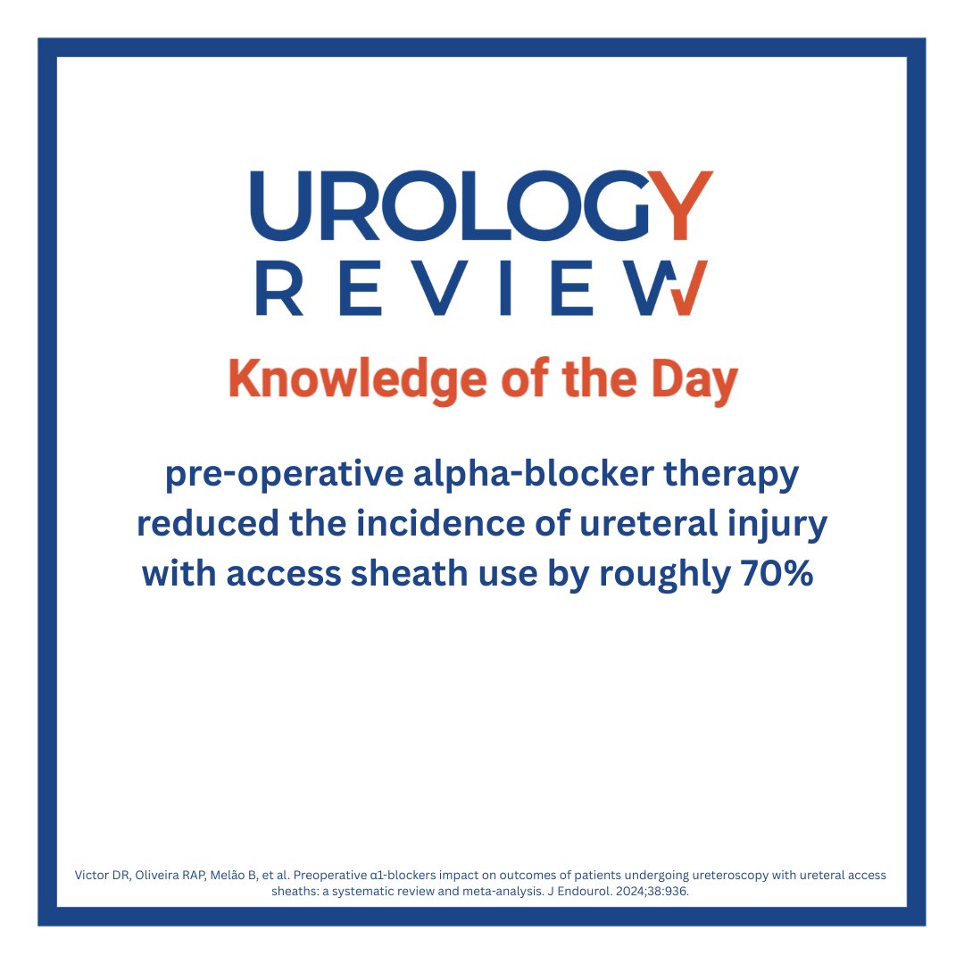 urologyrev's tweet photo. Pre-operative alpha-blocker therapy

#urologyreview #urology #urologist #urologyresidency #surgicaleducation #medicaleducation #meded #surgery #medicalstudent #medicine #medicalschool #resident https://t.co/mn1qaRSnbI