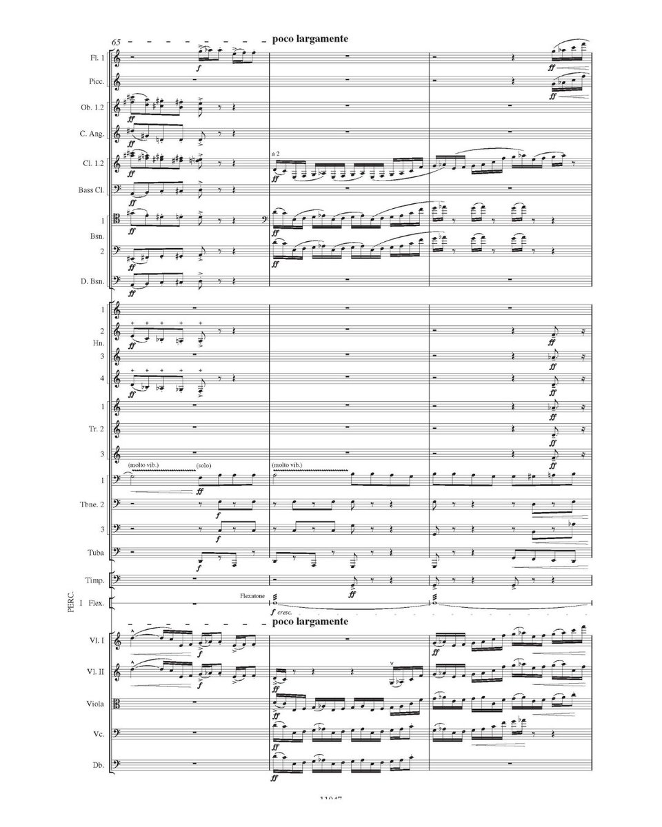Boosey's tweet photo. It's Friday! 💡Today's mystery score weaves different British musical icons into a short orchestral fantasy. Can you #NameThatPiece? https://t.co/eXrksXlgDK