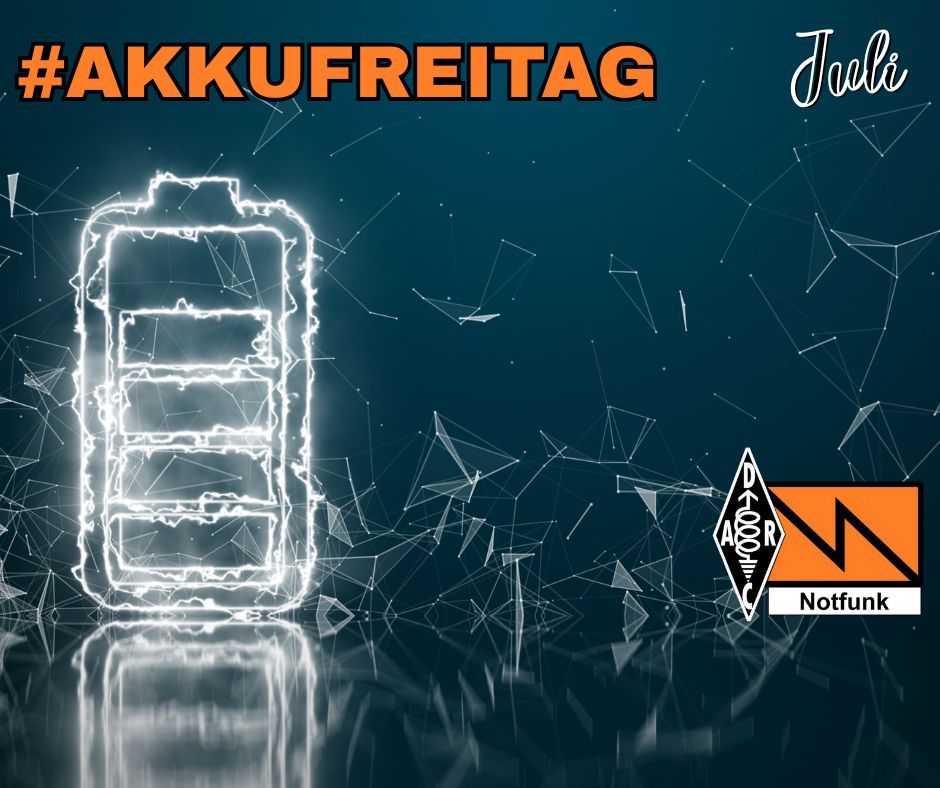 darcnotfunk's tweet photo. Nicht Panik, sondern Vorbereitung macht den Unterschied. Ein voller Akku gibt dir Zeit, Klarheit und Verbindung. 🔋⚡Heute ist #AkkuFreitag – überprüfe deine Akkus & bleib bereit. 🔋⚡ #amateurfunk #notfunk #krisenvorsorge https://t.co/AnRtgE6tlo https://t.co/bc0DjCFOz5