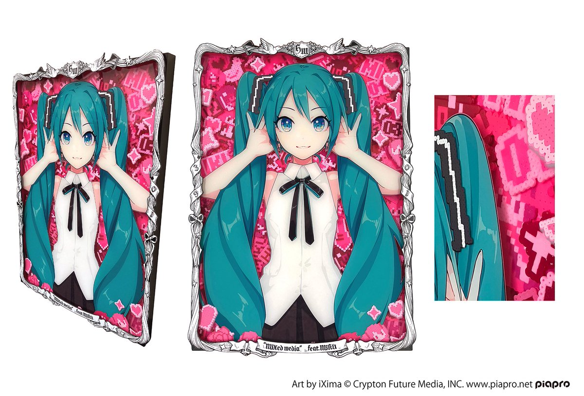 miku_and_ixima's tweet photo. 【公式HP更新🎉】
コンテンツ、オリジナル商品第二弾を更新いたしました。
展示内容を一挙にご紹介🖼️
iXima氏自らデザインした空間で、様々な表現が施された作品を展示します。
全貌はぜひ会場でご覧ください✨

▼詳細はこちら
https://t.co/IYiLWzypPJ

#iXima展 https://t.co/pTGv6T6CQD
