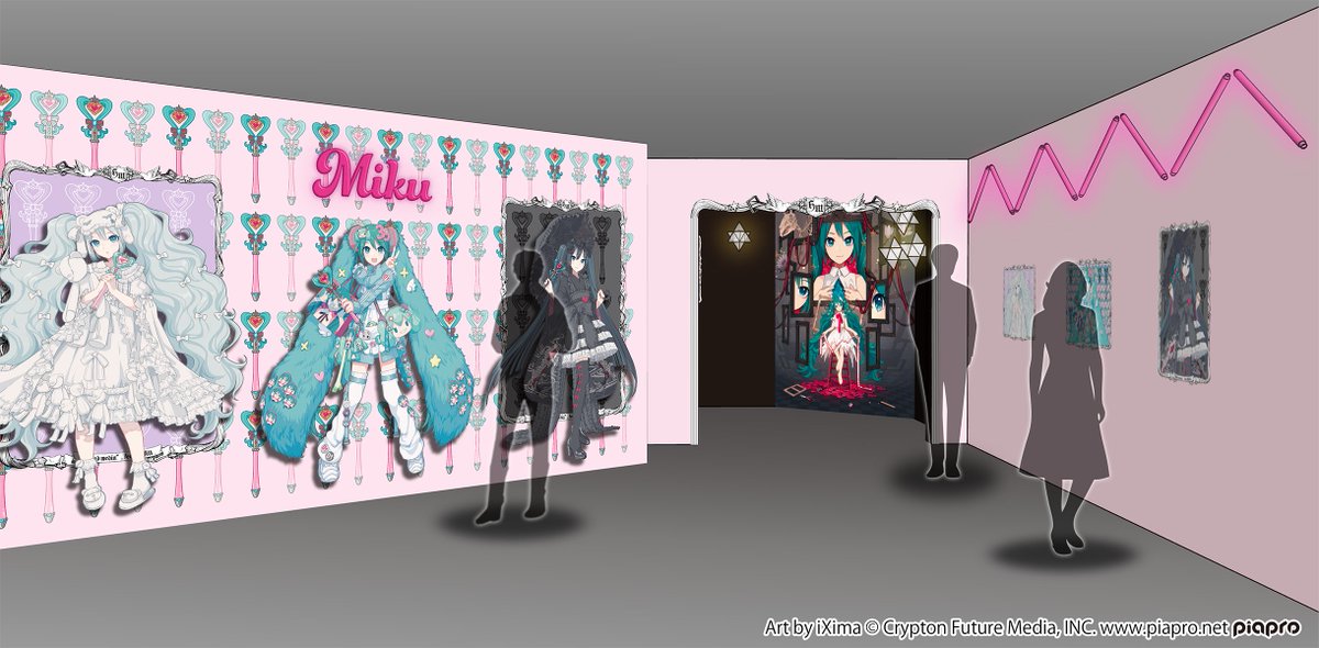miku_and_ixima's tweet photo. 【公式HP更新🎉】
コンテンツ、オリジナル商品第二弾を更新いたしました。
展示内容を一挙にご紹介🖼️
iXima氏自らデザインした空間で、様々な表現が施された作品を展示します。
全貌はぜひ会場でご覧ください✨

▼詳細はこちら
https://t.co/IYiLWzypPJ

#iXima展 https://t.co/pTGv6T6CQD