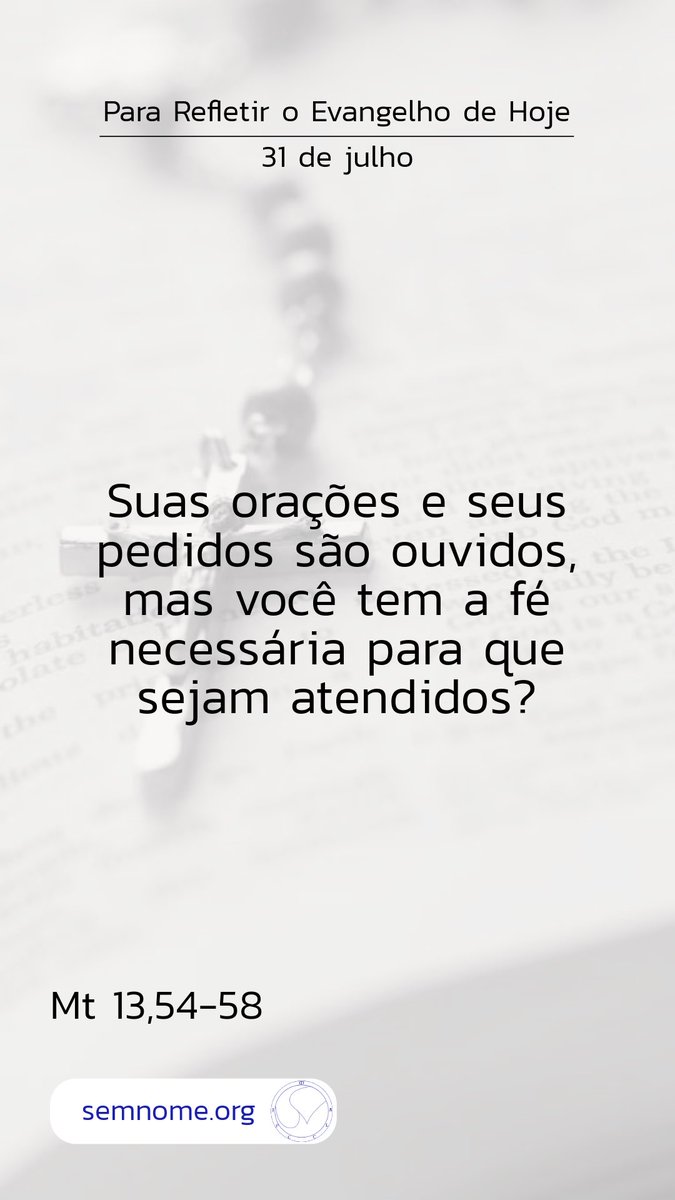 semnome_org's tweet photo. #ParaRefletir 

Suas orações e seus pedidos são ouvidos, mas você tem a fé necessária para que sejam atendidos? https://t.co/CeavWXfCv1