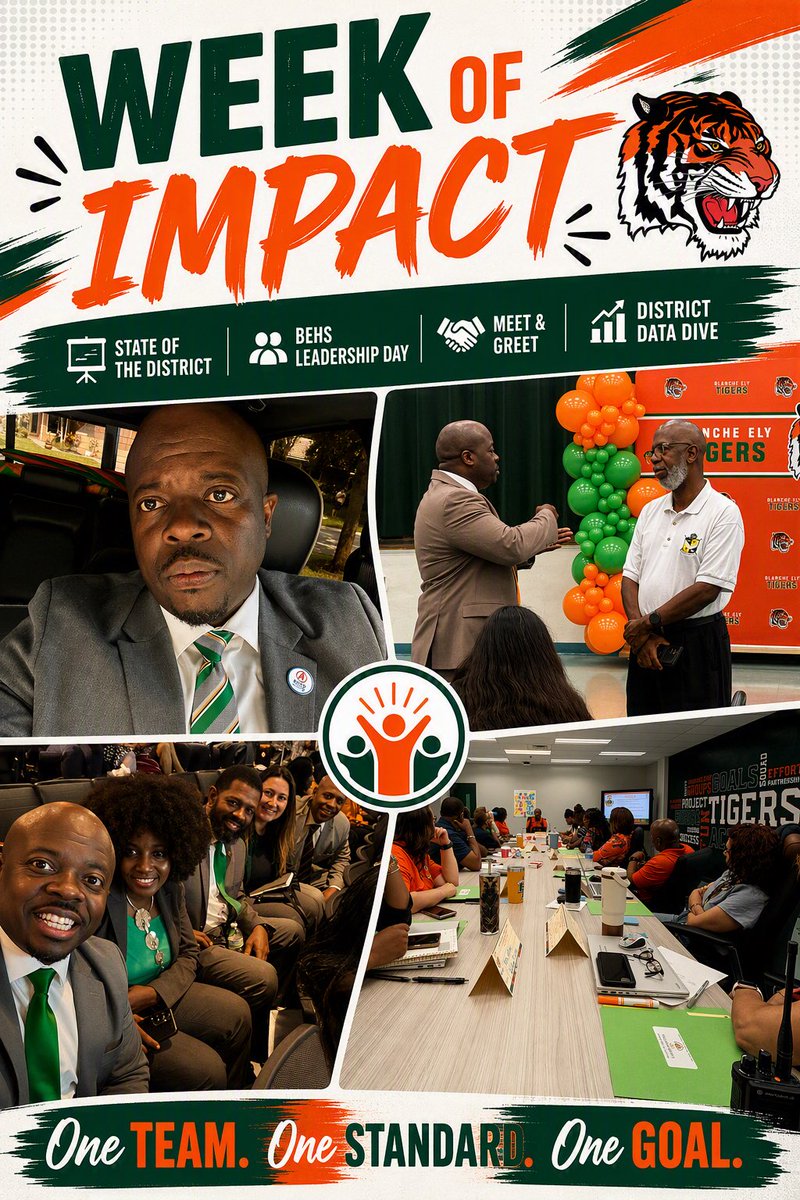 PrincipalQaiyim's tweet photo. A week of collaboration with the District, my Leadership Team, and the Blanche Ely High School community has been truly impactful. Together, we are building relationships, aligning our vision, and laying the foundation for a successful year ahead. #OneTEAMOneSTANDARDOneGOAL https://t.co/Ph4661T9LG