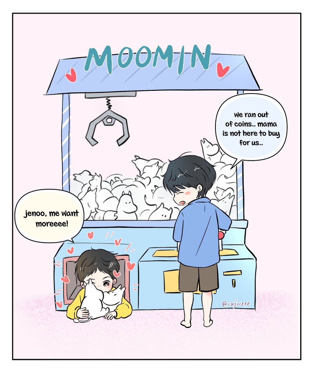 rxjweee's tweet photo. little renjun wants moreeee moomin https://t.co/A38G3DYybQ