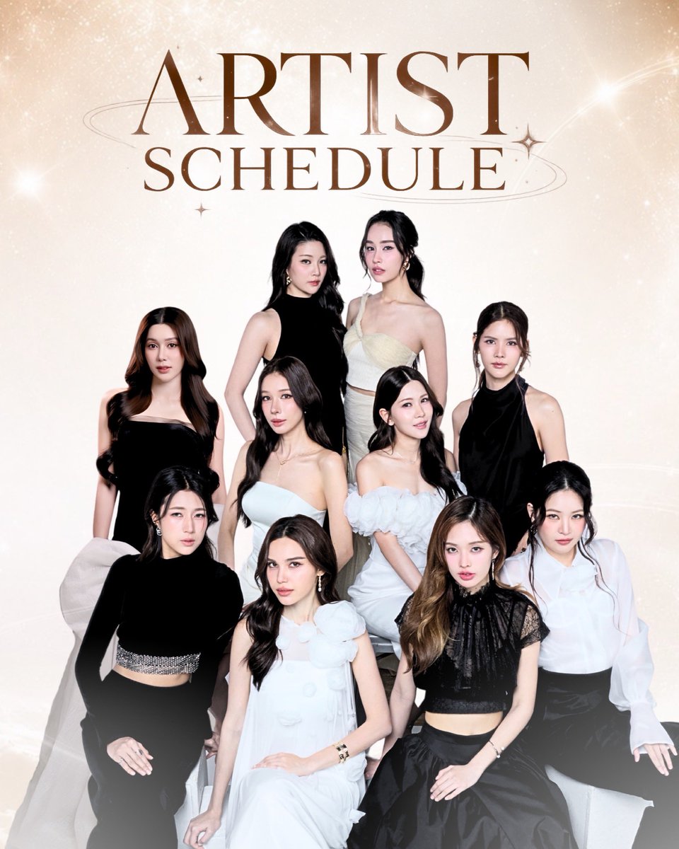 NS_Artists's tweet photo. — [UPDATE] ARTIST SCHEDULE — AUGUST 2026 🤍💫

⚠️ หากมีงานเพิ่มเติม ทางบริษัทจะแจ้งอัปเดตให้ทราบอีกครั้งค่ะ

#NorthStarArtist
#NorthStarEntertainment https://t.co/Q0DJRo7907