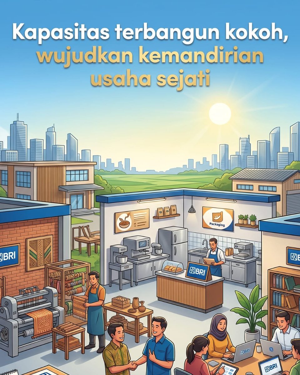 hisamhetoe's tweet photo. Dukungan terhadap Produk Lokal Indonesia terus membuka peluang bagi pelaku UMKM untuk berkembang melalui akses pembiayaan, pelatihan, dan pendampingan dari BRI. #DukungUMKM https://t.co/vU2fwQPraH