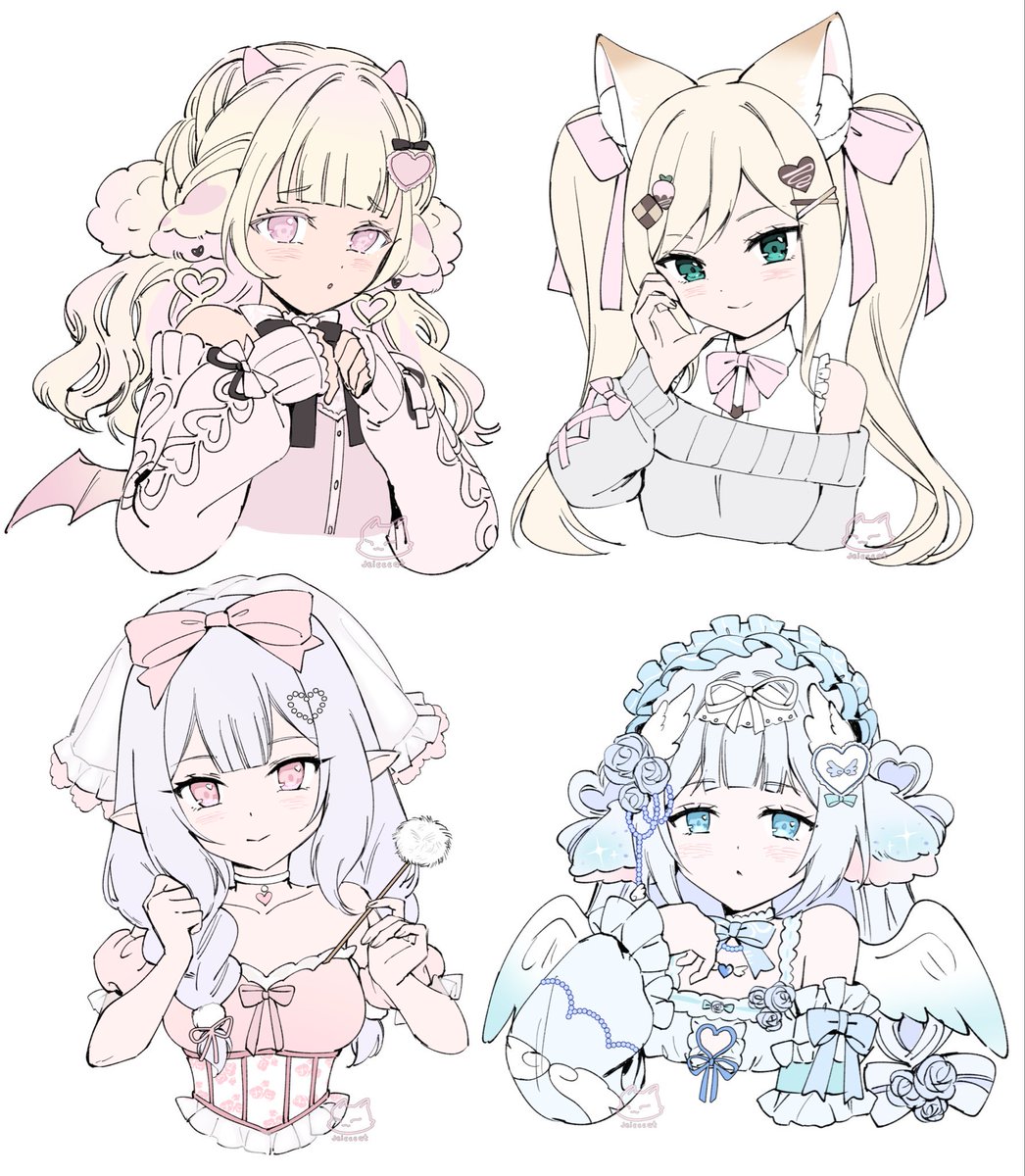 jeicccat's tweet photo. 🪽 commissions open 🪽
RTs are super helpful and appreciated

12 usd skeb busts and other stuff. vgen below!
#vgencommissions https://t.co/NYC2MYJG1Z
