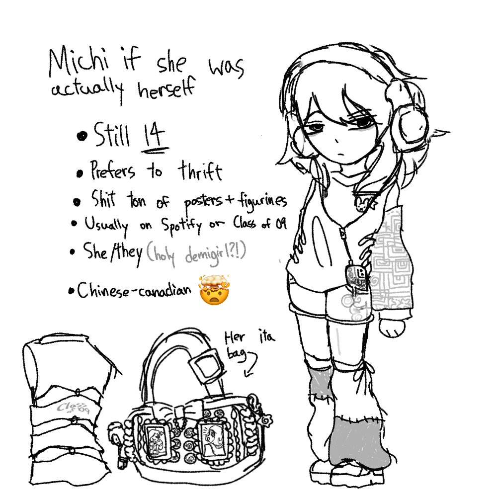 boyonacarousel's tweet photo. My oc! The ita bag is based off Lavender the Guest (yes the one from Roblox) #drawing #doodle #sketch https://t.co/isJucJ1ngc