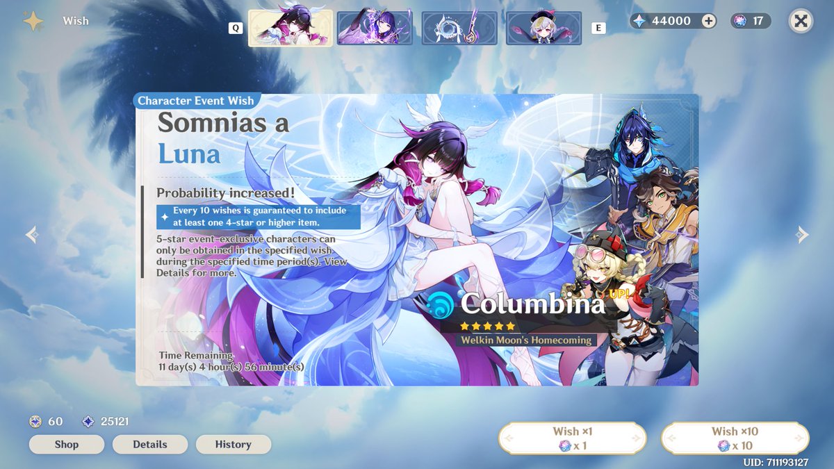 realasphyxpv's tweet photo. End of month, 44K and 17 wishes, can we get C6 Tsaritsa by 7.3? https://t.co/dpwmk8Zgso