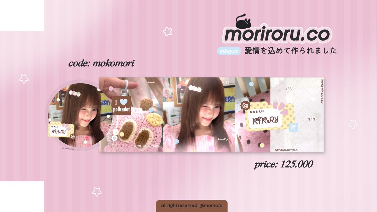 moriroru's tweet photo. help repost please? arigatoU ♡

こんにちは!
kikay ada 6 template layout yang siap dijemput nih

• file ipv 
•avail booked, dp 50% jangka waktu 5 hari
• beginner friendly, bisa ditutorin jugaa

arigatouu🫶🏻

#bealanja #zonaba https://t.co/q9ePODdmam