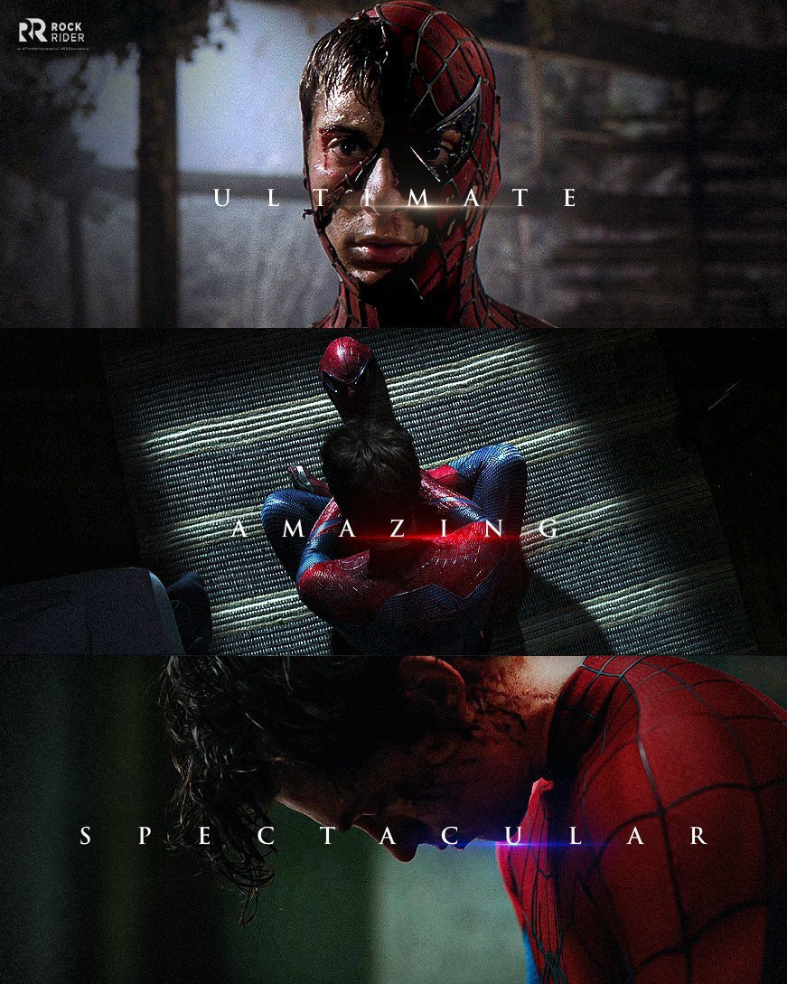 ArtisticWall01's tweet photo. Ultimate. Amazing. Spectacular.
Not one bad Spider-Man. https://t.co/ALCUh7fVt6