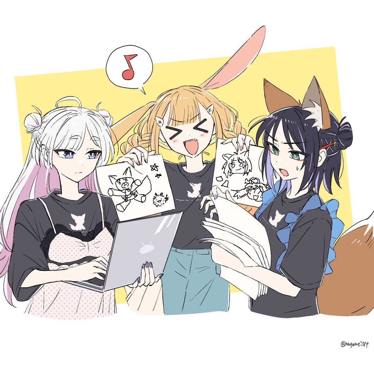 nagame784's tweet photo. 漫画も描きました！
 #今月描いた絵を晒そう https://t.co/rdwNAl9dox