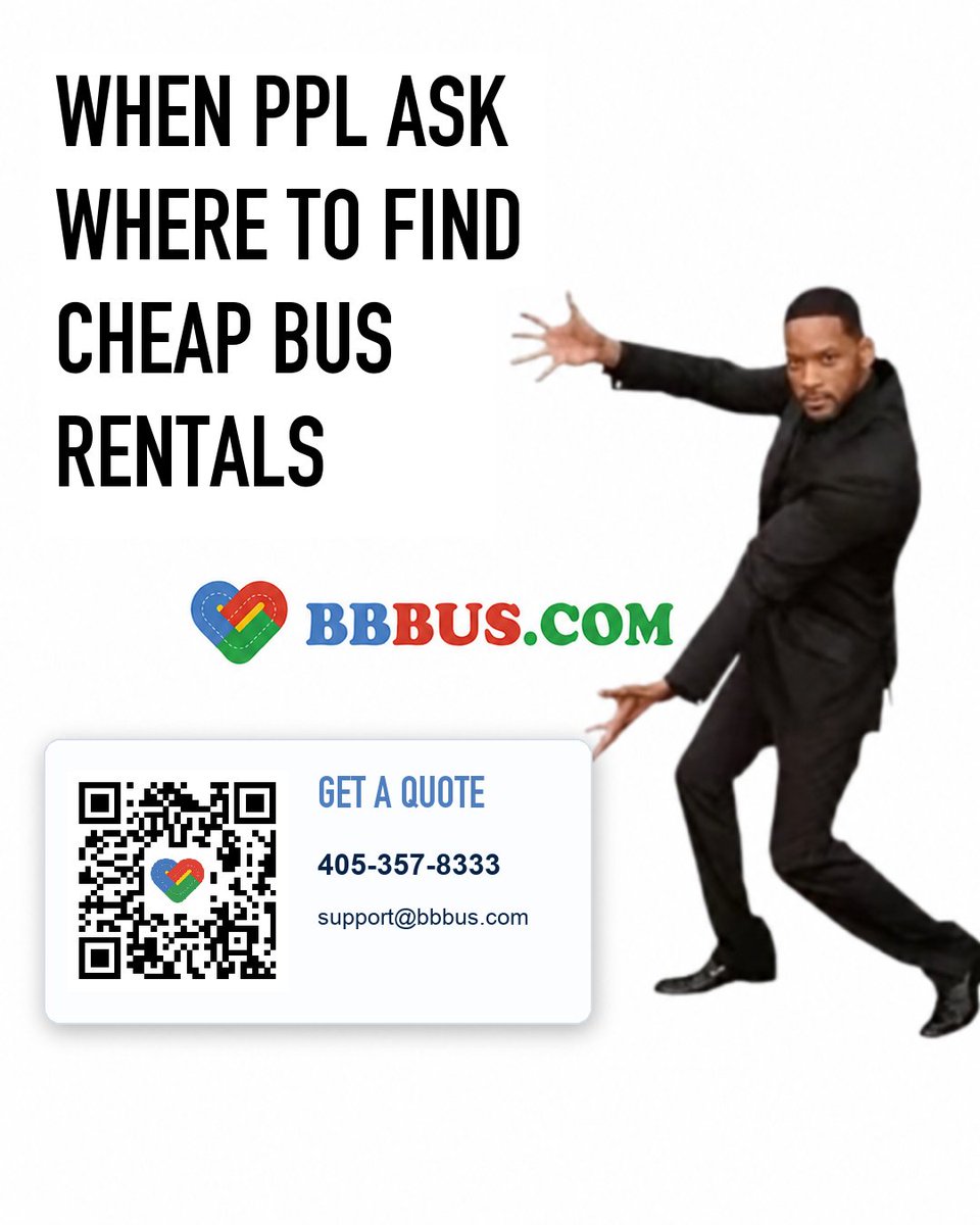 BBBUS_COM's tweet photo. Need a ride for your group trip?
Travel together. Arrive comfortably.
DM us for charter options.
First-time followers can enjoy a discount on their first booking.
Save this post for your next group trip.
#BBBUS #CharterBus #GroupTravel #BusTravel #SummerTravel #busrental https://t.co/9TP2rikLJu
