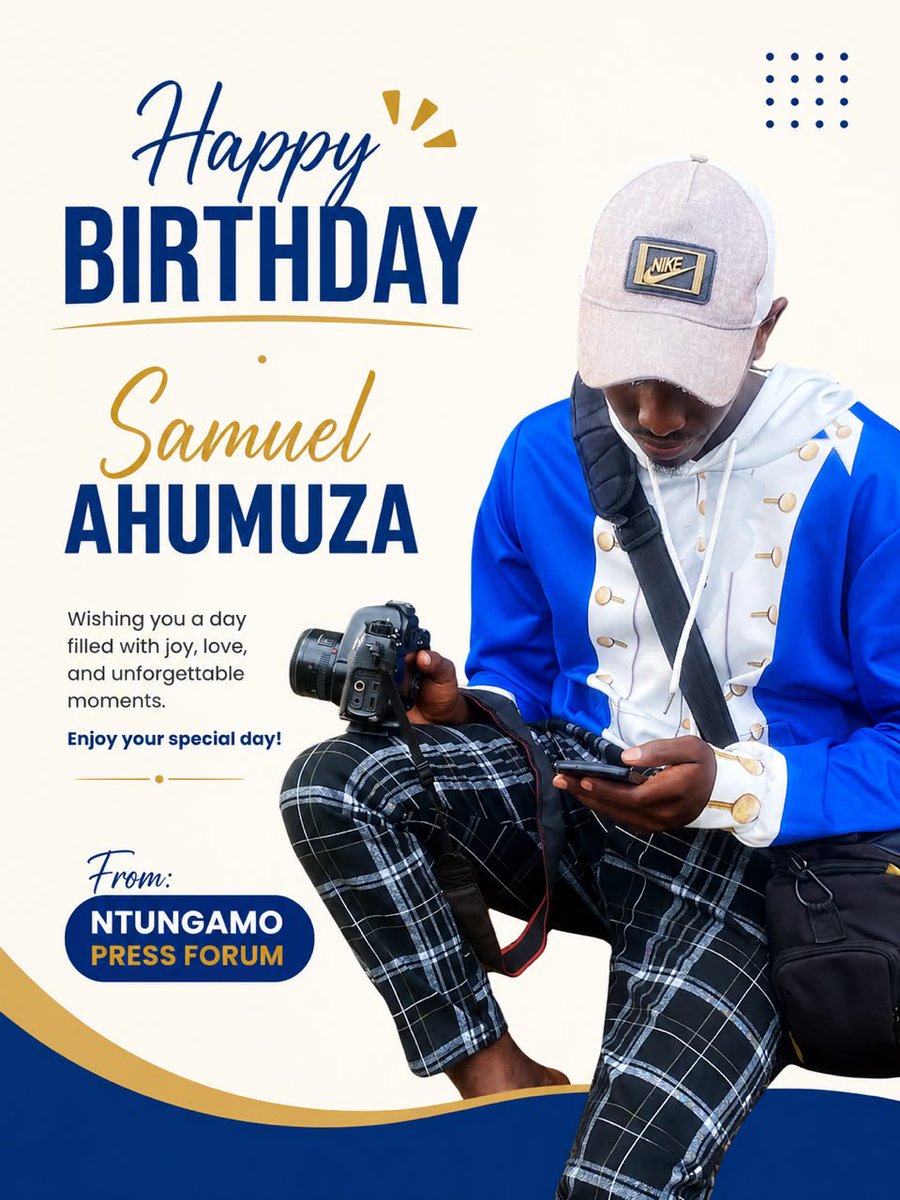 SamuelTayariWes's tweet photo. Another Birthday Wish from Ntungamo Journalists Forum. Thank you brothers and sisters. @TayariWestTV @RadioAnkole https://t.co/VrIlG2eF8v