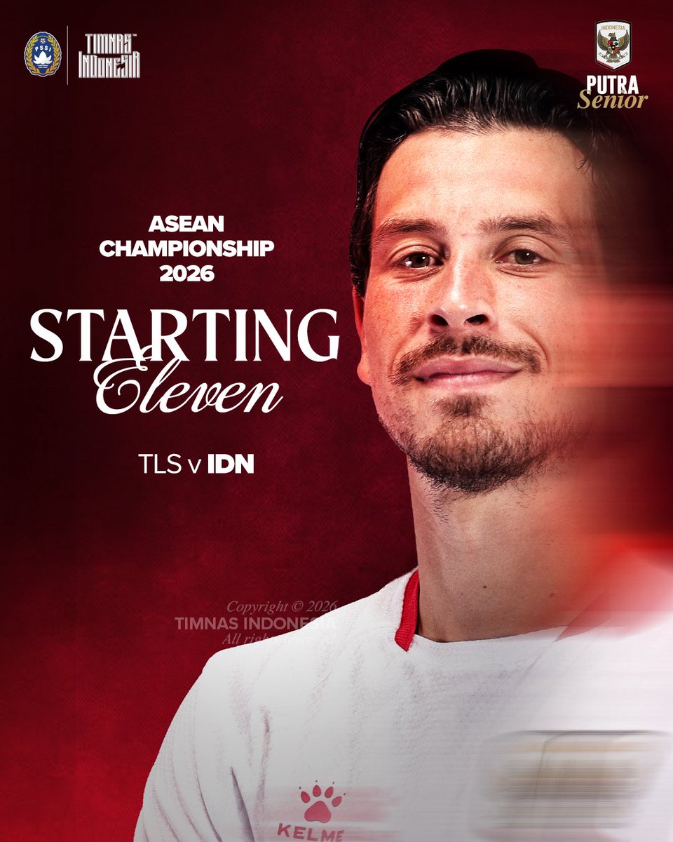 TimnasIndonesia's tweet photo. 📃 | Starting 𝟏𝟏 𝓿𝓼 Timor-Leste

Wahyu Prasetyo dan Brian Fatari 🆕 mengapit kapten Jordi Amat. Sementara Tim Geypens 🆕 menyisir sisi kiri 𝐆𝐚𝐫𝐮𝐝𝐚 🔛

‣ #TimnasDay ‣ #BersamaGaruda https://t.co/hnUwIumgPw