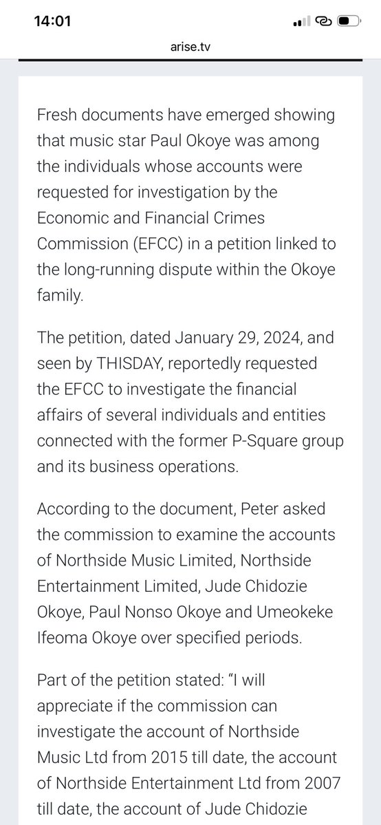 JbeSignature's tweet photo. @Lordmillionz @Nebuchadnezz_r Peter said he has never done anything to bring down his brothers, Petitioning Paul, and he was investigated, and cleared, was it not to bring him down? https://t.co/06NHB0BnoB