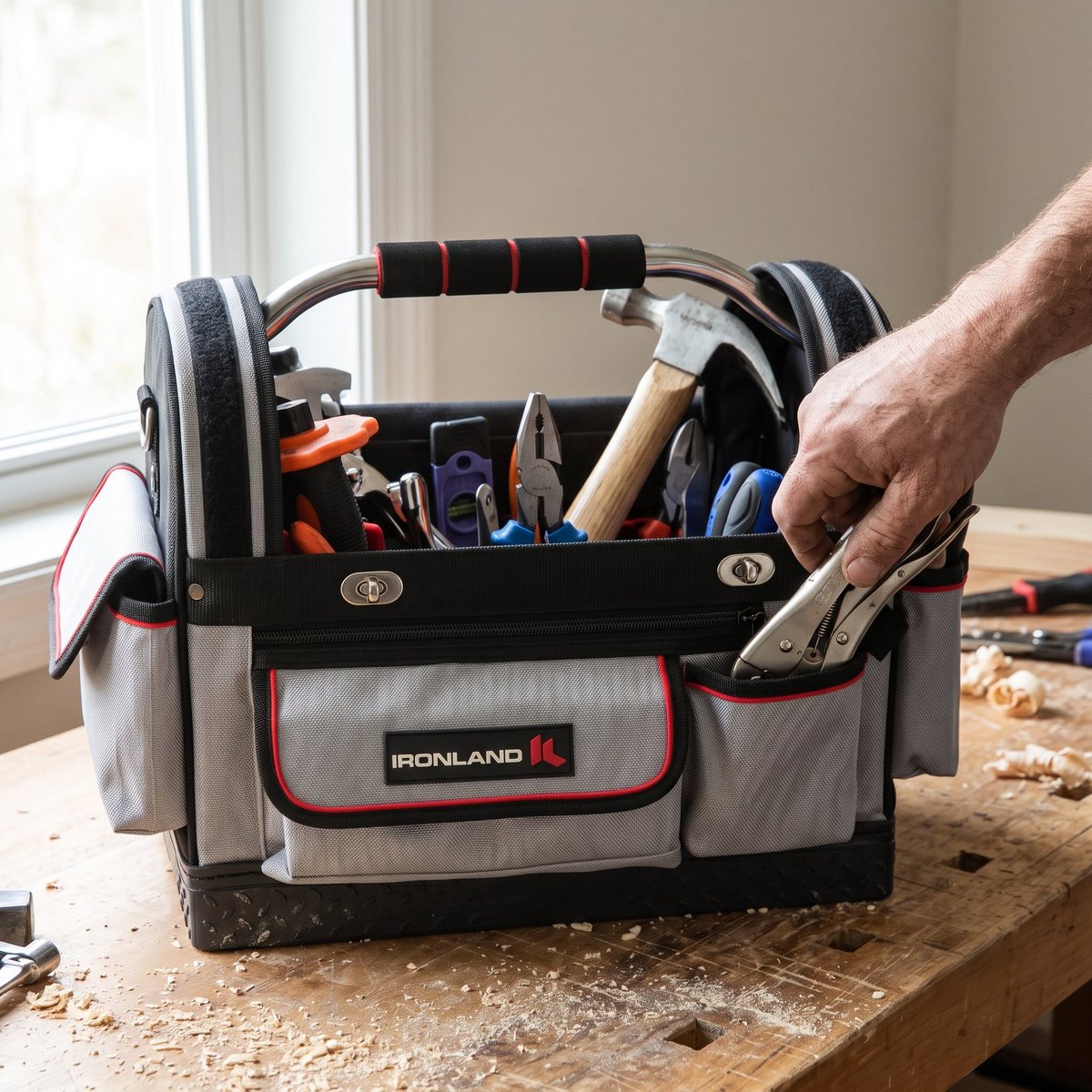 IronlandToolBag's tweet photo. A tool bag gets used dozens of times before lunch.β
That's why easy access matters.π₯
Wide-open storage, exterior pockets for the essentials, and a layout that keeps frequently used tools within reach.π§
Less searching. More working.π
#toolbag #manufacturer #tool https://t.co/N3CgL5wtuA