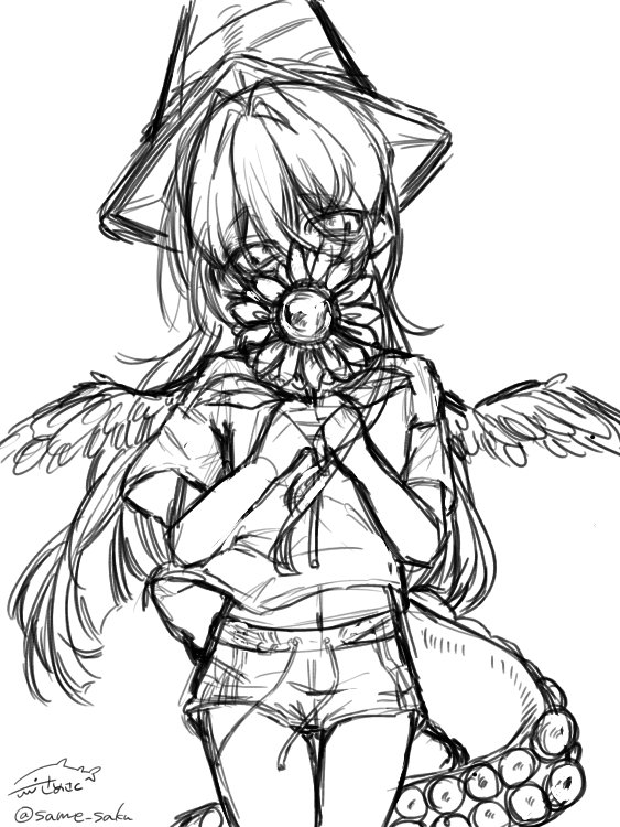 same_saku_'s tweet photo. 今月まともに描いてなくてまずい
#今月描いた絵を晒そう https://t.co/l4PQ0KxhYG