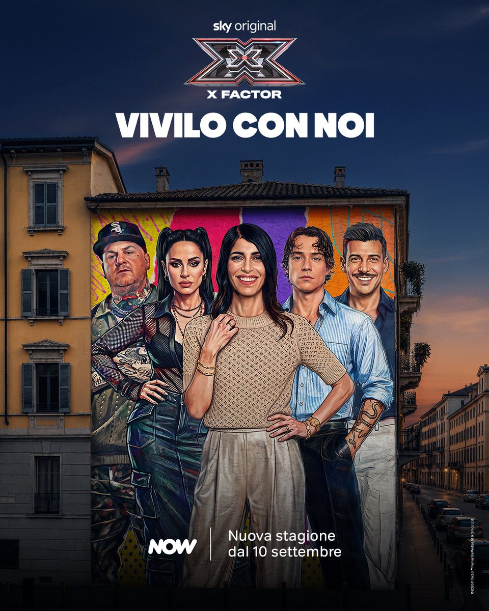 NOWTV_It's tweet photo. Pronti a vivere la nuova stagione di #XF2026 🎶 
Dal 10 settembre in streaming su NOW. https://t.co/IrNmu8z5jm